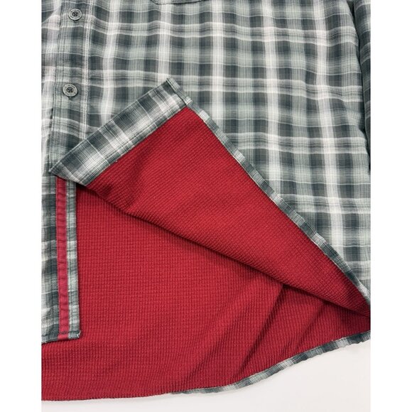 Simms Mens Shirt Fishing Guide Thermal Waffle Fleece Lined Shacket Sz XL Black - Picture 6 of 13